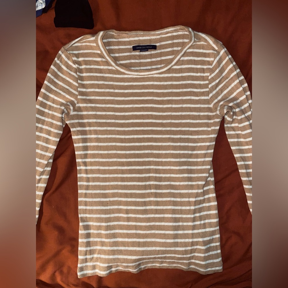 American eagle stripped long sleeve